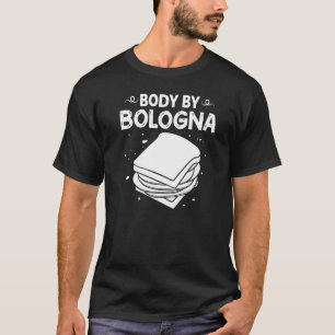 T-shirt Viande de Bologne Italie Sandwich Saucisson Balone