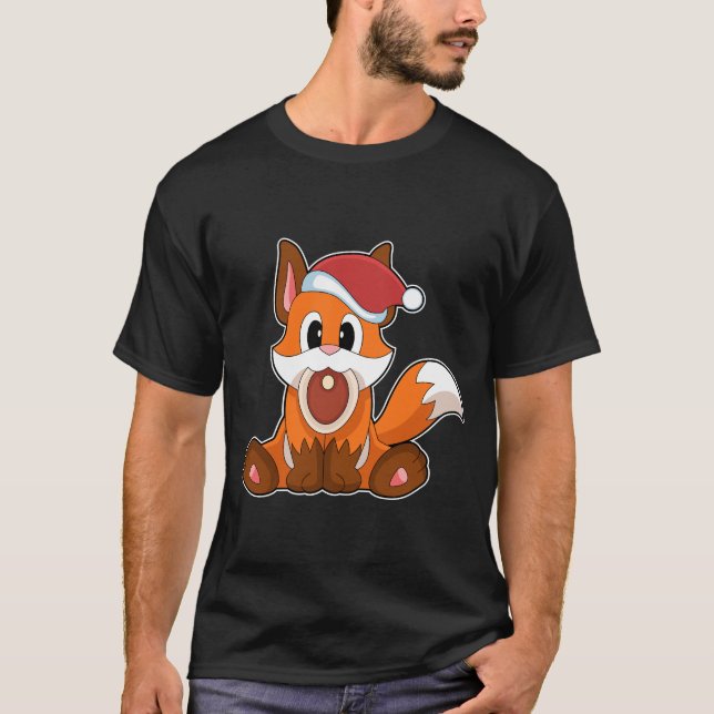 T-shirt Viande de Noël Fox (Devant)