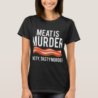 Viande Est Meurtre Tasty Tasty Meurtre Chemise BBQ