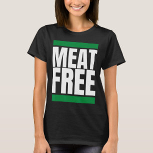 T-shirt Viande libre Vegan Bodybuilding Vegan Strand Edge