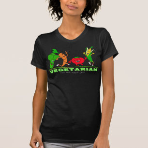 T-shirt viande mauvais, légume bon Végétarien