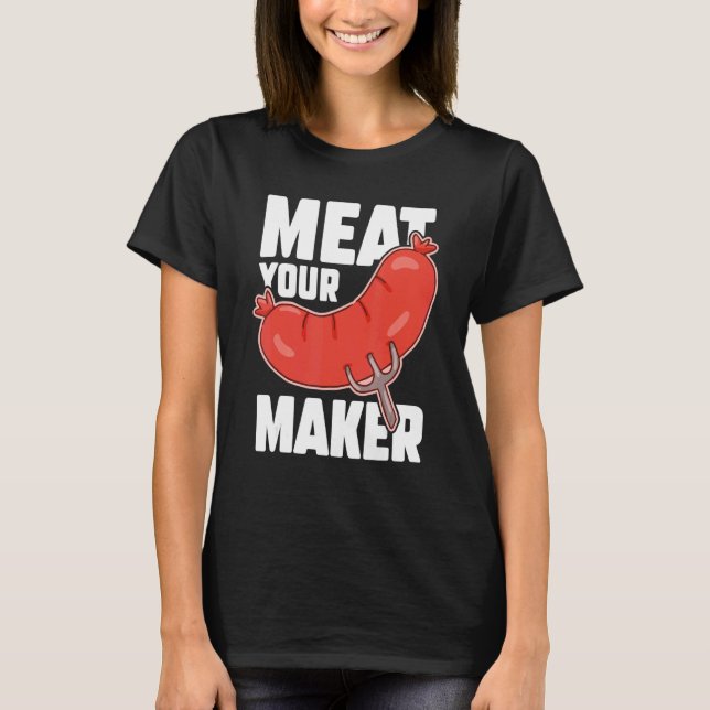 T-shirt Viande Votre fabricant Boucher Boucherie Boucherie (Devant)