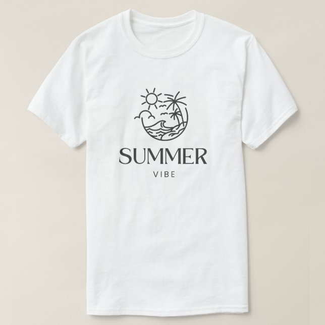 T-shirt Vibe d'été (Design devant)