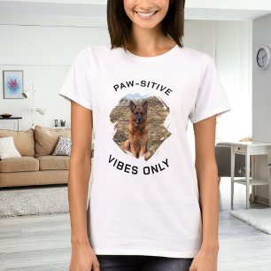 T-shirt Vibes à mâchoires seulement photo de chien