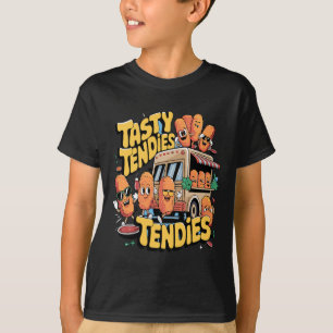 T-shirt Vibes alimentaires de rue : Tendies savoureuses de