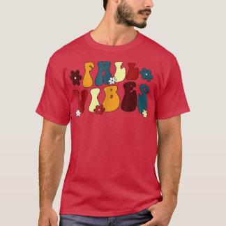 T-shirt Vibes Automne Rétro Happy Automne Yall Automne Tha