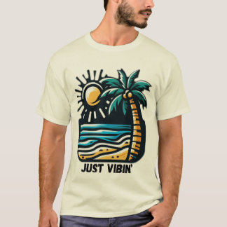 T-shirt Vibes Beach - Sunset Ocean esthétique