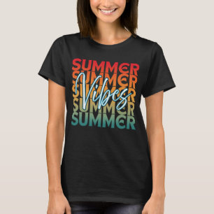 T-SHIRT VIBES BEACH VACANCES FAMILIALES EN ÉTÉ
