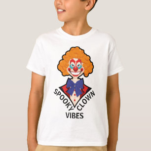 T-shirt Vibes Clowns éffrayantes Scary Retro Circus Hallow