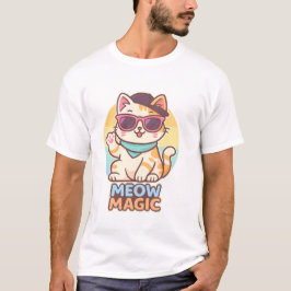 T-shirt "Vibes Cool - Meow Magic Summer Tee