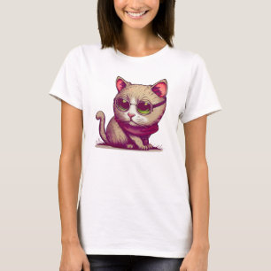 T-shirt Vibes critiques pour chats femmes