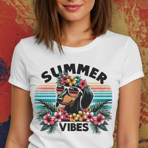 T-shirt Vibes Dachshund été