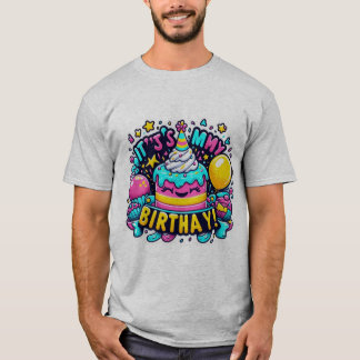T-shirt Vibes d'anniversaire seulement - Amusant et élégan