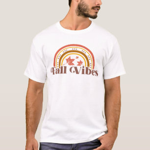 T-shirt Vibes d'automne Citrouille Halloween Super automne