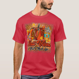 T-shirt Vibes d'automne et que CMA Life Automne Lover Nurs