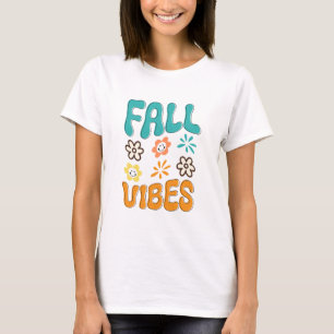 T-shirt Vibes d'automne femmes