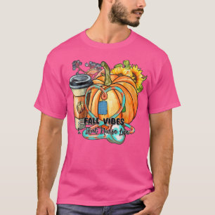 T-shirt Vibes d'automne qui allaitent la vie d'automne sai
