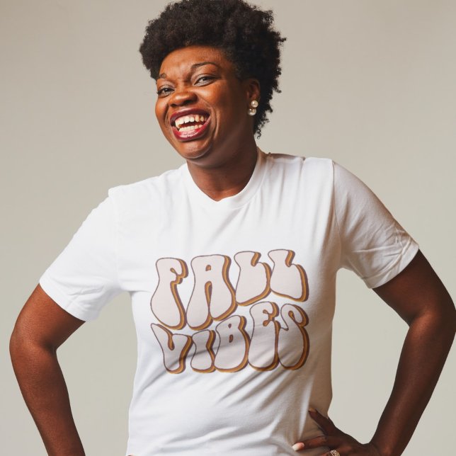 T-shirt Vibes d'automne rétro (Créateur téléchargé)