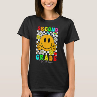 T-shirt Vibes de 2e année Enseignants de 2e année Retourne