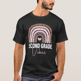 T-shirt Vibes de 2e année Premier jour de retour à l'école