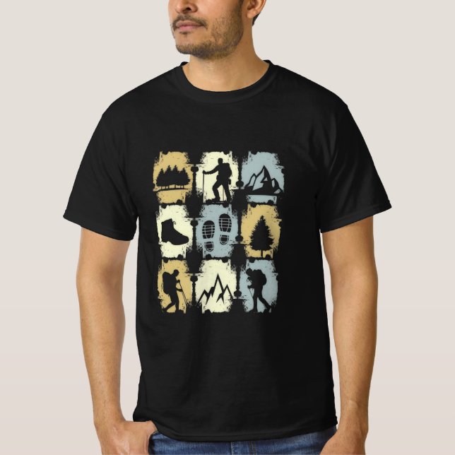 T-shirt vibes de camping, compagne Fires Friends (Devant)