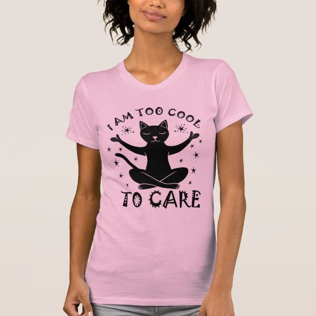 T-shirt Vibes de chats cool (Devant)