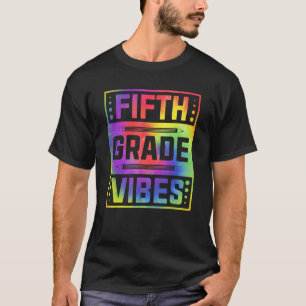 T-shirt Vibes de cinquième année Premier jour de rentrée d