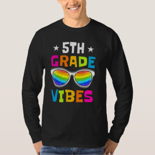 T-shirt Vibes de cinquième année Premier jour de rentrée d