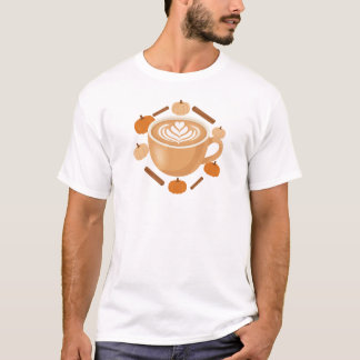 T-shirt Vibes de citrouille Ambiance Automnale Cosy Thanks