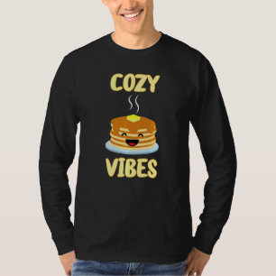 T-shirt Vibes de crêpes confortables et heureux pour le pe