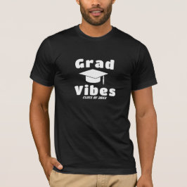 T-shirt Vibes de graduation personnalisées - Classe person