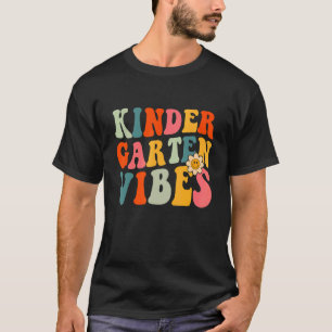 T-shirt Vibes de jardin d'enfants Enseignante d'enfants Fe