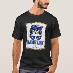 T-shirt Vibes de la Marine et du Jeu Blanc Football Femmes