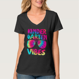 T-shirt Vibes de maternelle Tie Dye Premier jour d'école R