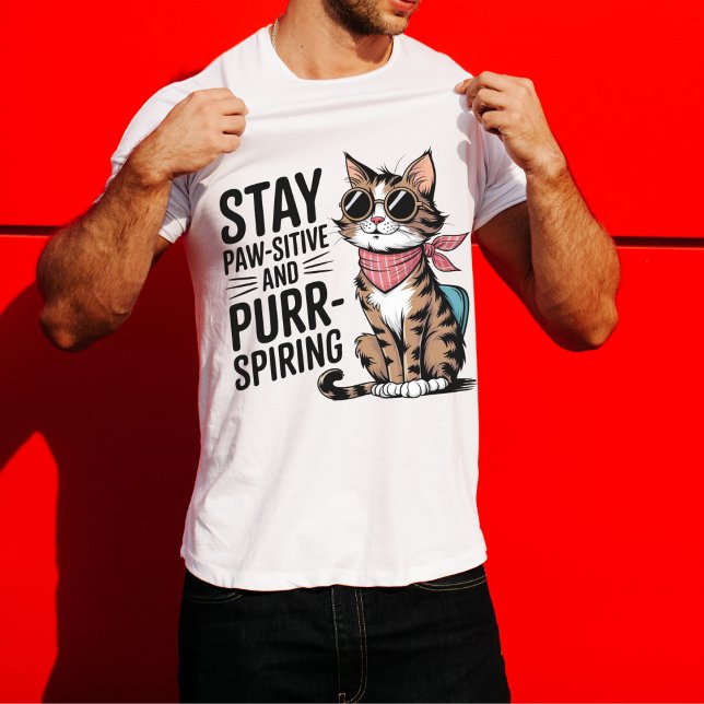 T-shirt Vibes de Pawsitive uniquement (Créateur téléchargé)