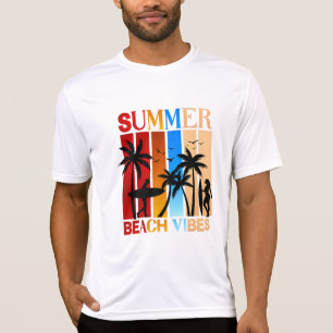 T-shirt Vibes de plage d'été