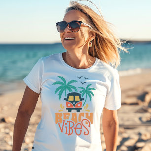 T-shirt Vibes de Plage Rétro