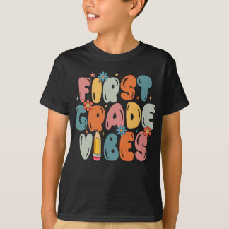 T-shirt Vibes de première année 1ère année Équipe Enfants 