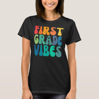 T-shirt Vibes De Première Année Premier Jour De L'École Re
