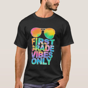 T-shirt Vibes De Première Année Seulement Les Lunettes De