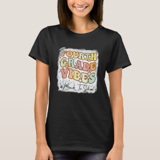 T-shirt Vibes De Quatrième Année Premier Jour De L'École G