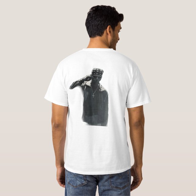 T-shirt Vibes de rebelles noirs (Dos entier)