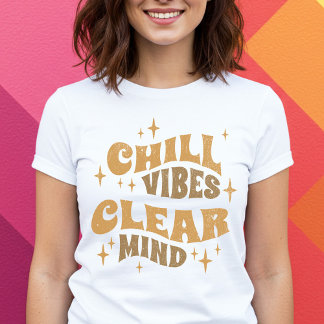 T-shirt Vibes de refroidissement clair esprit