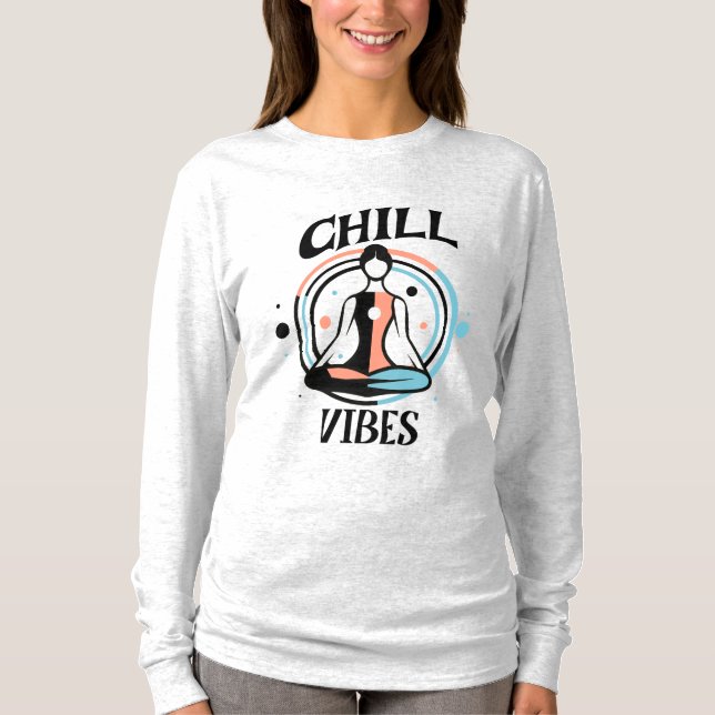T-shirt Vibes de refroidissement | Méditation (Devant)