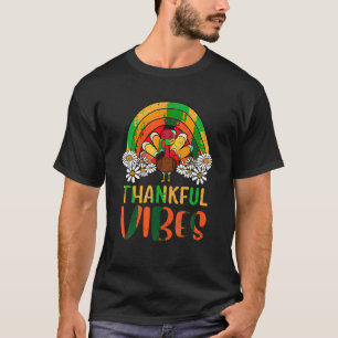T-shirt Vibes de remerciement Turquie Retro Super Thanksgi