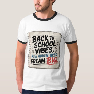 T-shirt Vibes de rentrée scolaire – Tee-shirt motivant pou