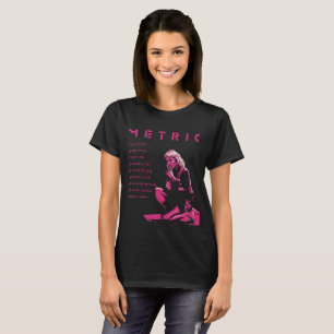 T-shirt Vibes de Rock Indépendant : Parole de Metric Emily