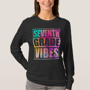 T-shirt Vibes De Septième Année Premier Jour De 7E Année R