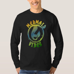 T-shirt Vibes de Sirène Fête d'Anniversaire Fun pour Femme