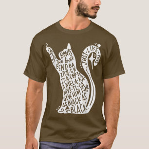 T-shirt Vibes de sorcière de chat d'Halloween Amoureux des